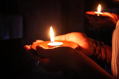 candle lighting