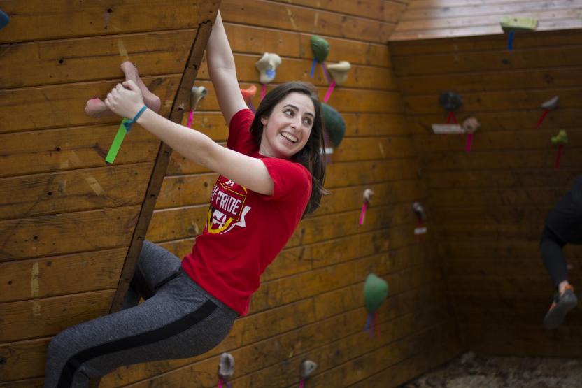 climbing wall