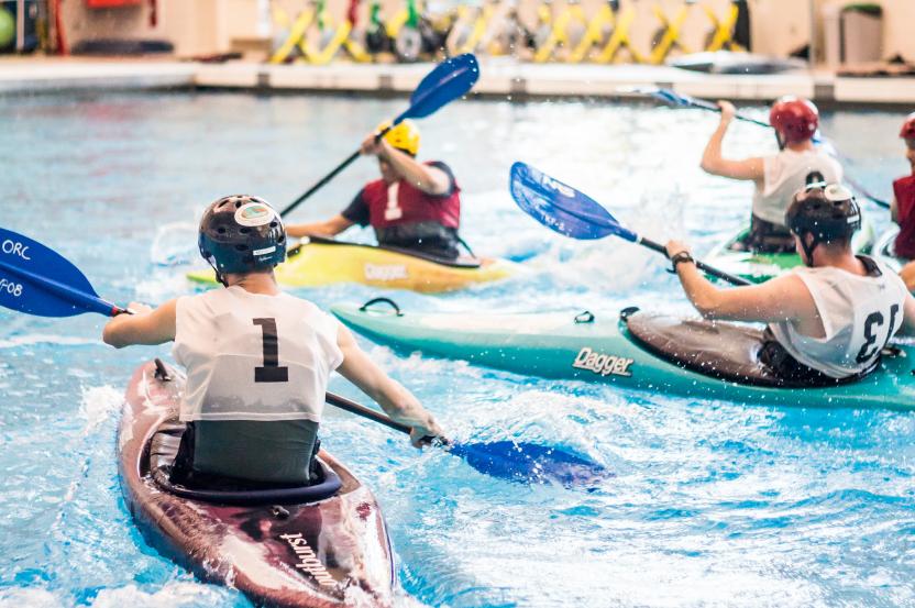 veteran kayak football