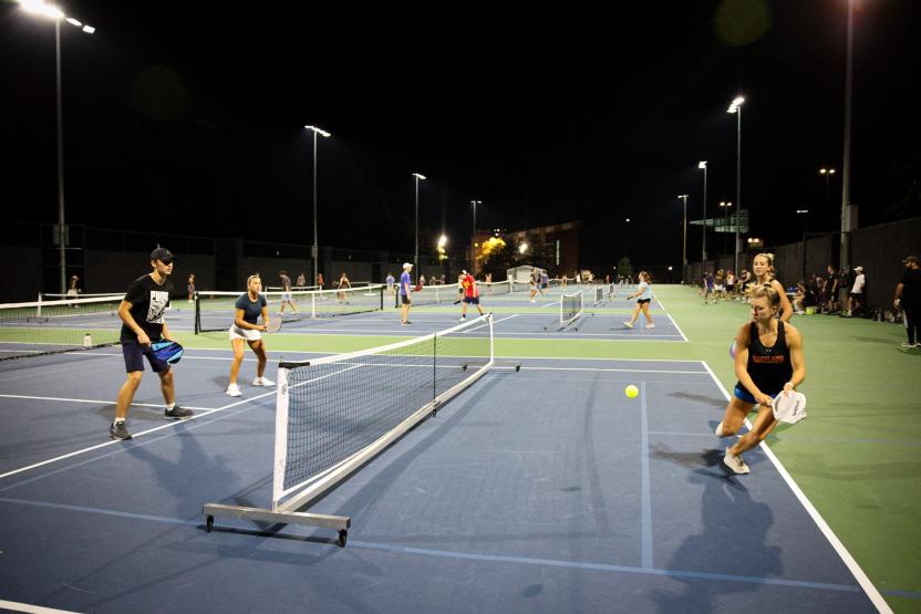 tennis courts