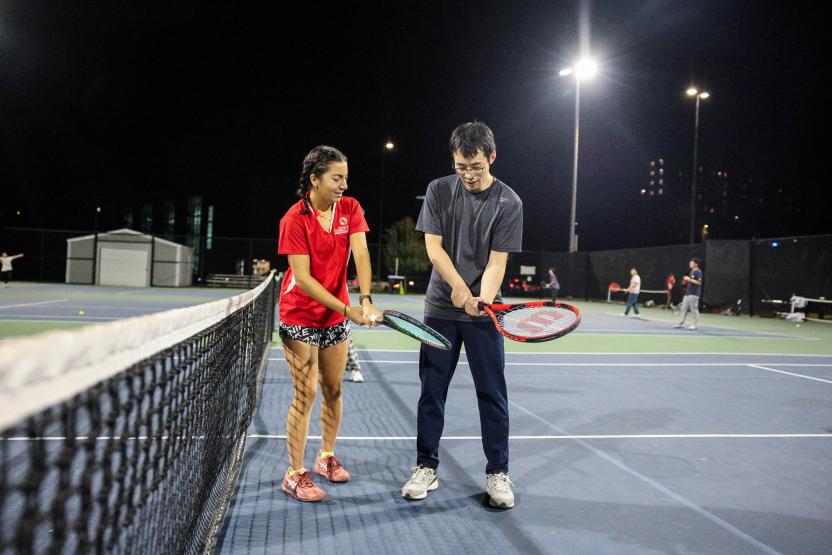tennis teacher