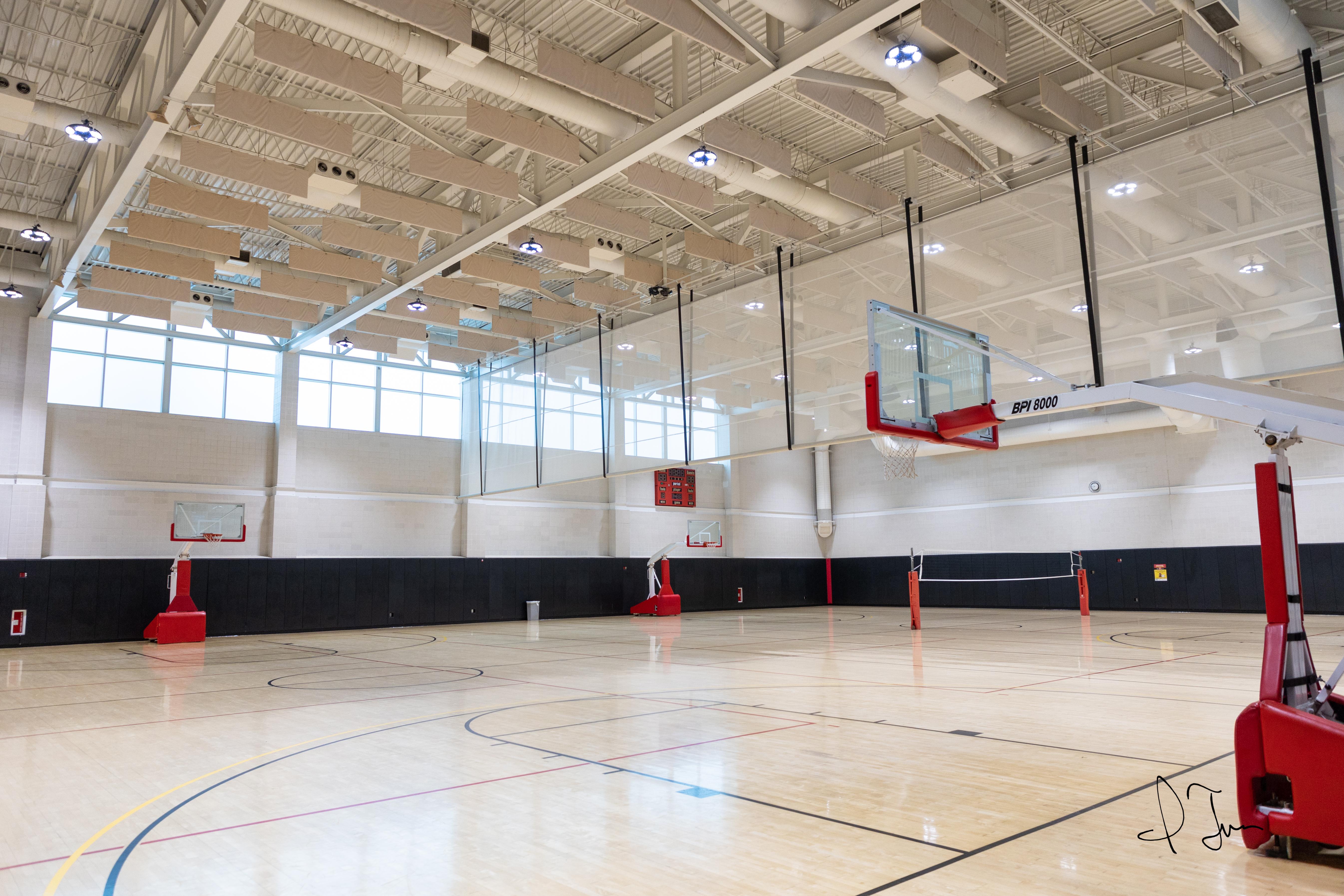 east gym basketball court