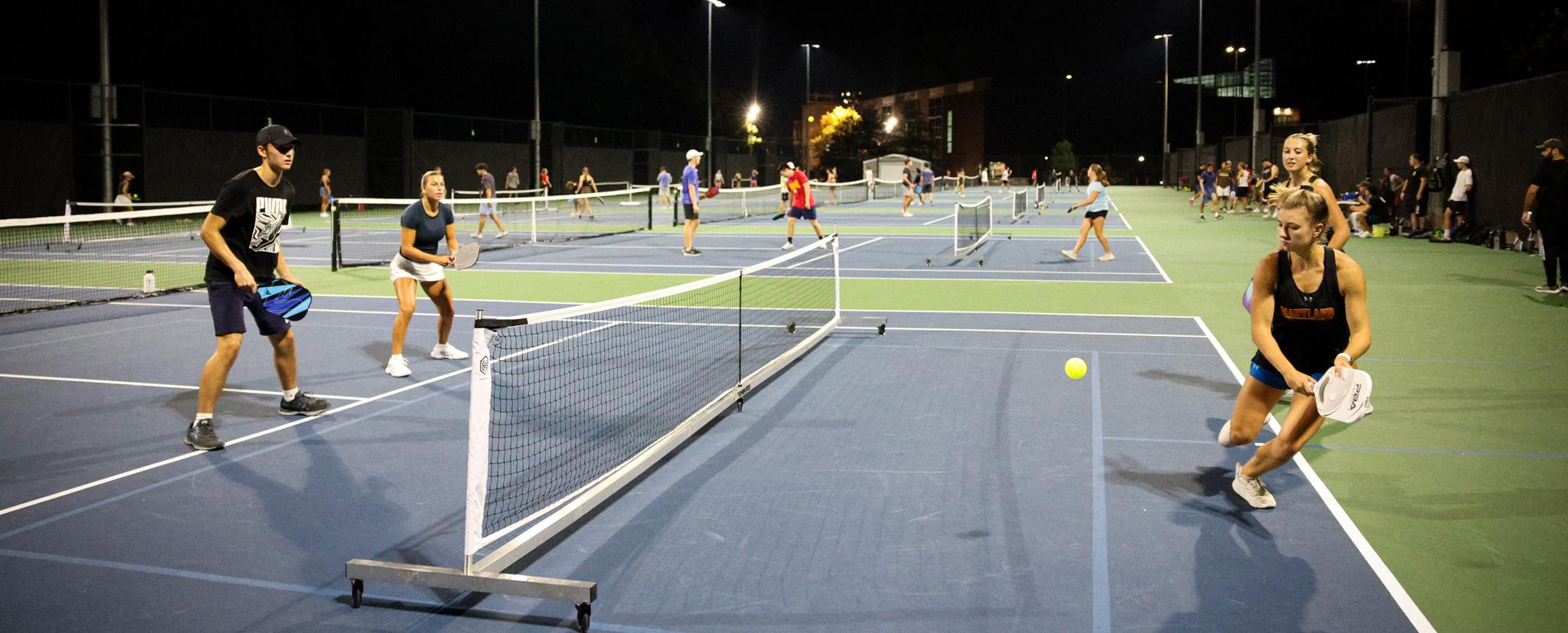 pickleball night time